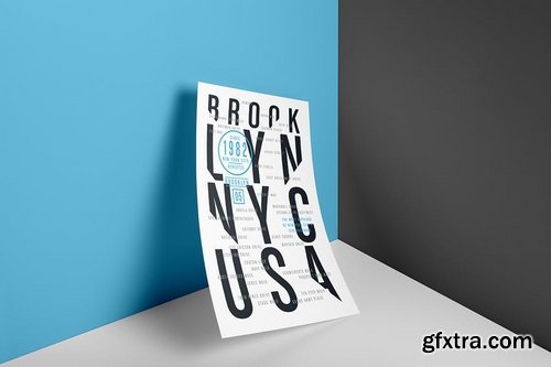 Poster A4 Letterhead Mockup Vol 3