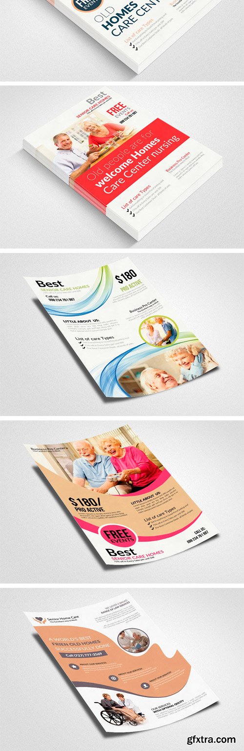 CM - 10 Senior Care Homes Flyers Bundle 2100226