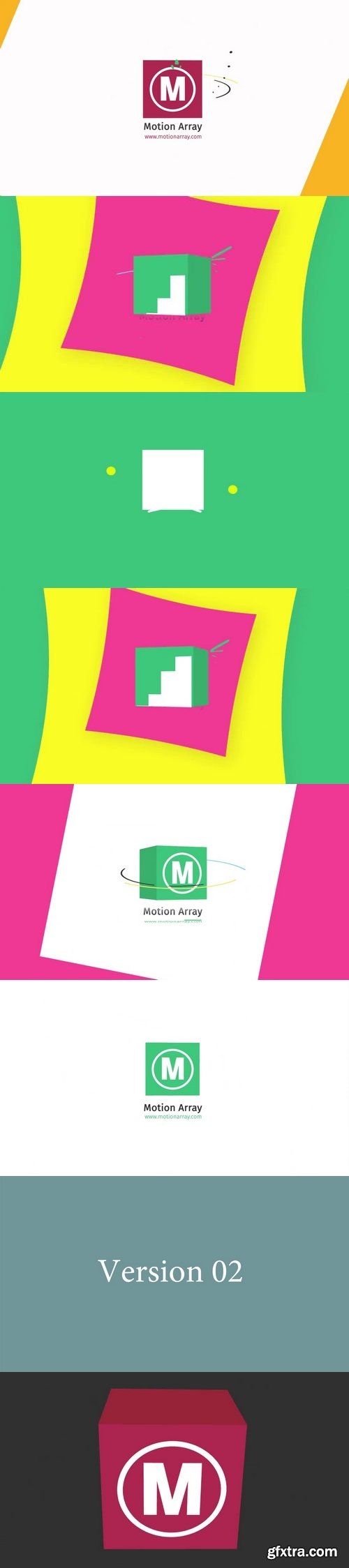 MA - 3d Cube Minimal Logo After Effects Templates 57727
