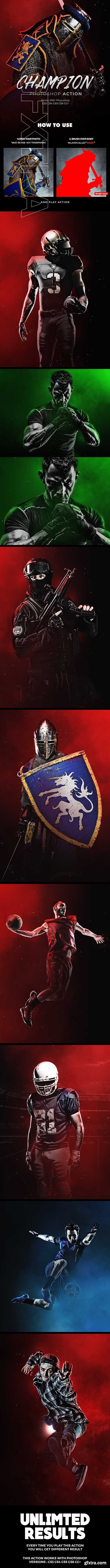 GraphicRiver - Champion Photoshop Action 21213636