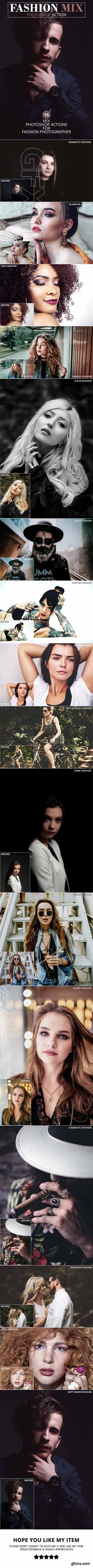 GraphicRiver - 16 Fashion Mix Photoshop Actions 21245925