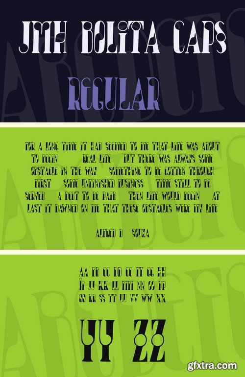 JMH Bolita Caps Font