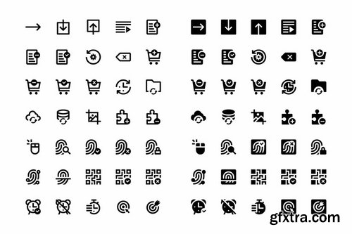 198 Basic UI Icons