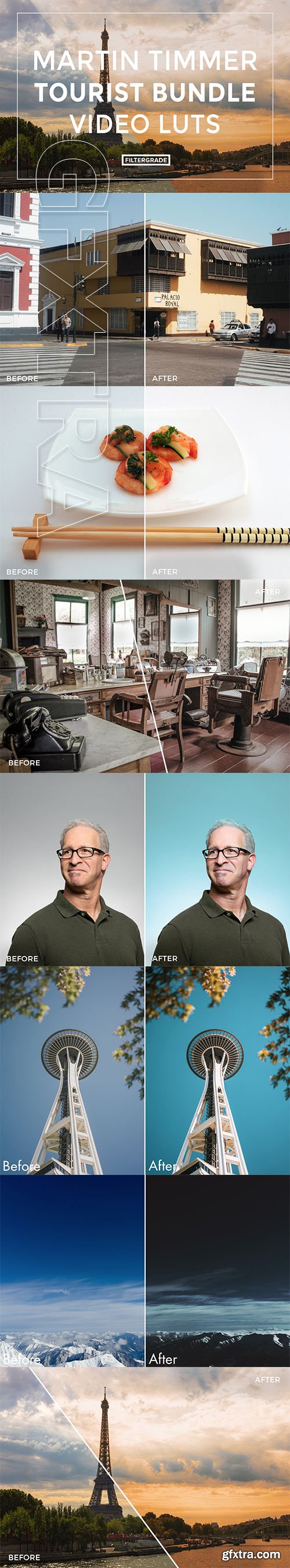 Martin Timmer Tourist Bundle Video LUTs