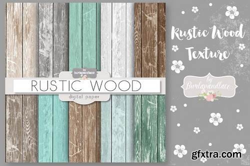 Rustic wood digital paper