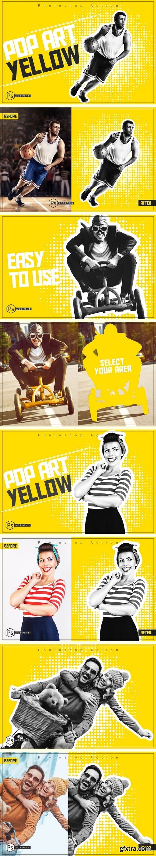 CM - Pop Art Yellow Action 2018742