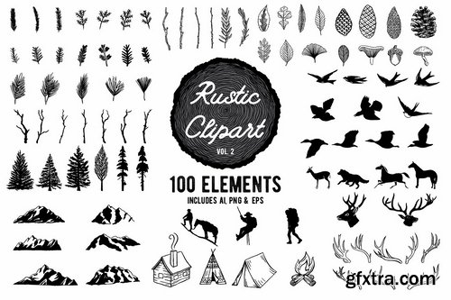 CM - Rustic Clipart Designs Vol 2 1913056