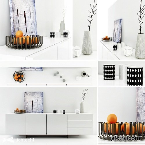 Poliform Pandora Sideboard 3d Model