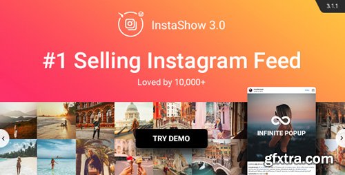 CodeCanyon - Instagram Feed v3.1.1 - WordPress Instagram Gallery - 13004086