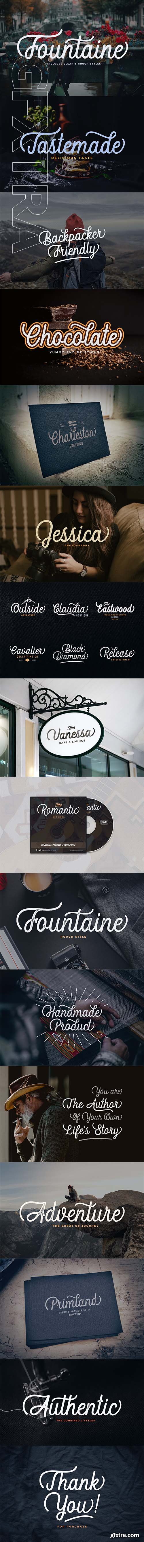 CreativeMarket - Fountaine Script 2219095