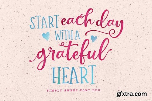 CM - The Simply Sweet Font Duo 1908744