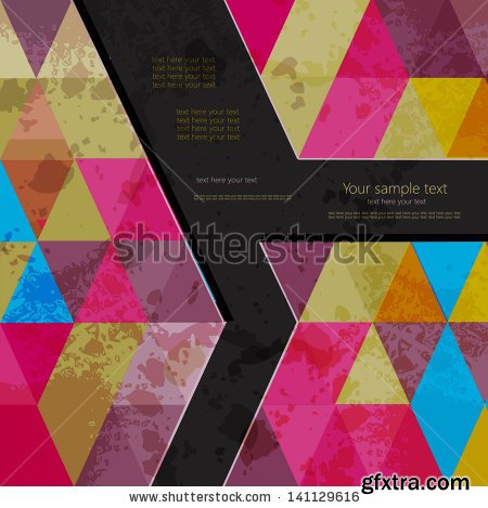 Abstract Multicolored Collection Vector Backgrounds #4, 40xEPS