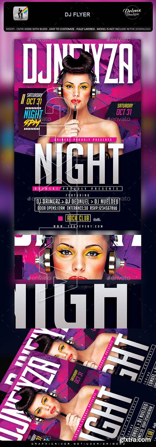 GraphicRiver - DJ Flyer 21284914