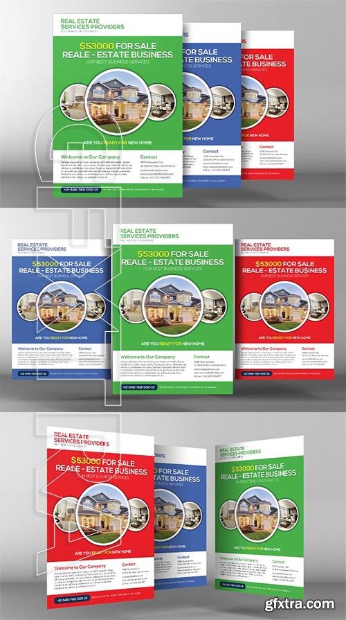 CreativeMarket - Premium Real Estate Flyers 2219153