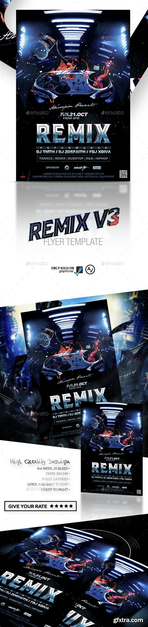 Graphicriver - Remix Flyer Template V4 15251554