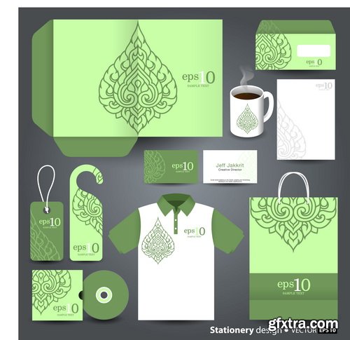 Stationery Set Design #2, 25xEPS