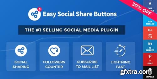 CodeCanyon - Easy Social Share Buttons for WordPress v5.3 - 6394476 - NULLED