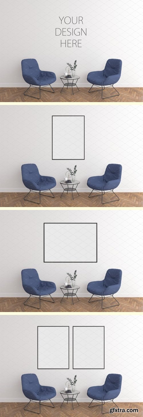 CM - Interior mockup - wall art display 1914452