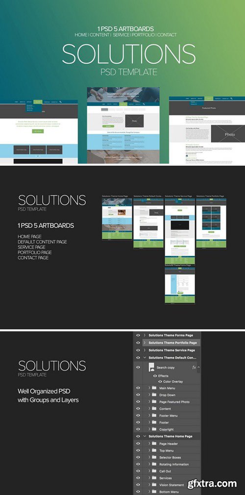 CM - Solutions PSD Template 2122527