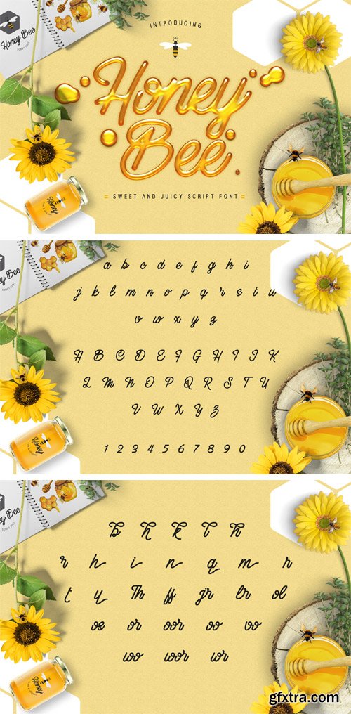 Fontbundles - Honey Bee Font