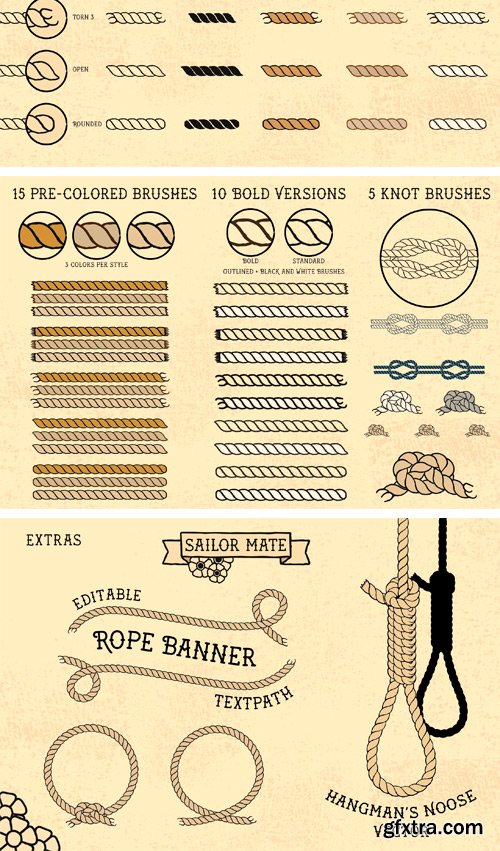 CM - Sailor Mate\'s Rope Brushes I 2222543