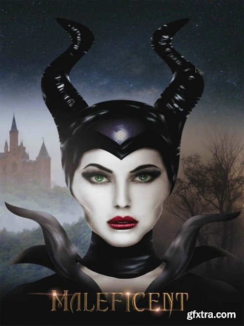 KelbyOne - MASTER FX: Maleficent Character Effects in Photoshop