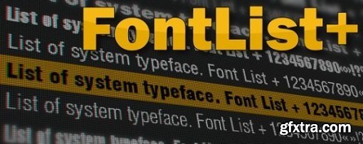 FontList Plus 1.041 - Plugin for After Effects