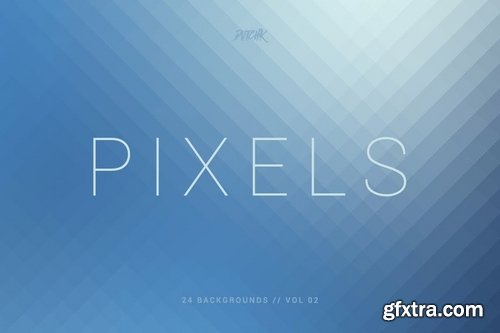Pixels Pixelated Backgrounds Vol 02