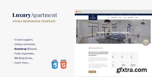 ThemeForest - Luxury Apartment v1.3 - Single property HTML5 Template - 17429541