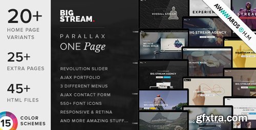 ThemeForest - BigStream v1.5.8 - One Page Multi-Purpose Template - 8732098