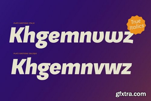 Platz Grotesk Font Family