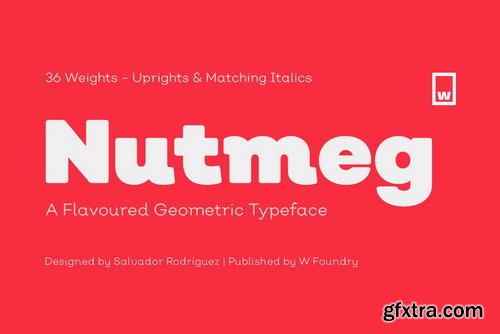 Nutmeg Font Family | 36 x TTF