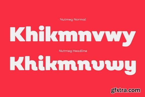 Nutmeg Font Family | 36 x TTF