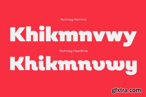 Nutmeg Font Family 