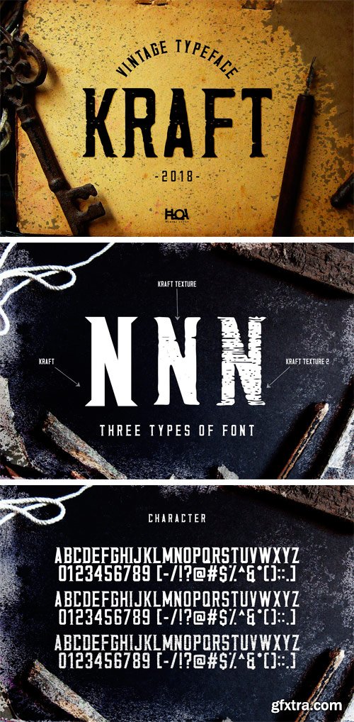 CM - Kraft - Vintage Typeface 2199553