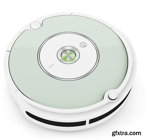 Automatic Vaccum Cleaner 3d Model