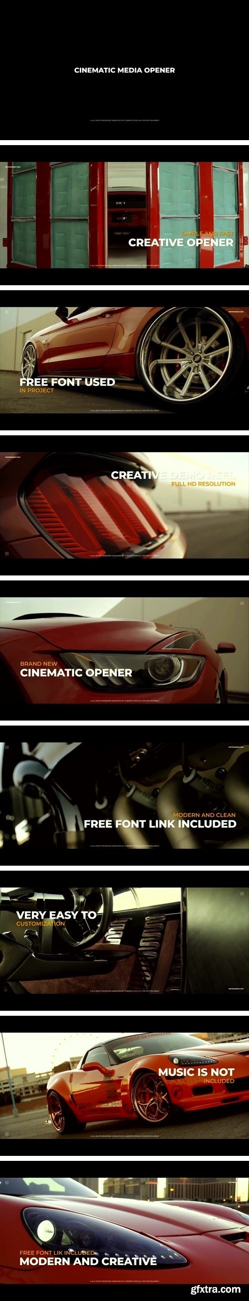 MotionArray - Cinematic Media Opener Premiere Pro Templates 58536