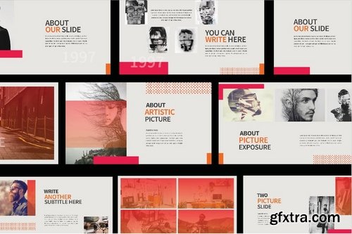 Gradient Minimal Presentation Template