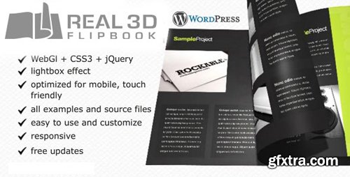 CodeCanyon - Real3D FlipBook v3.0.4 - WordPress Plugin - 6942587