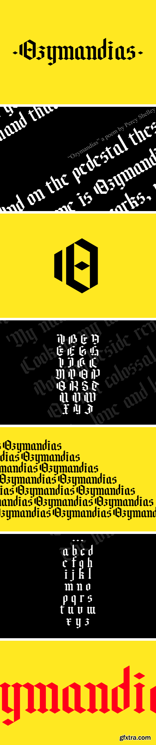 Ozymandias Typeface