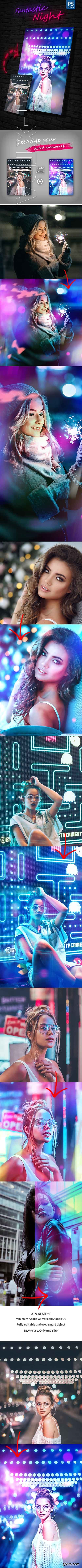 Graphicriver - Fantastic Night PS Action 21324036
