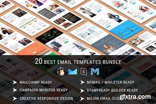 CreativeMarket - 20 Best Email Templates - Bundle 10 2218693