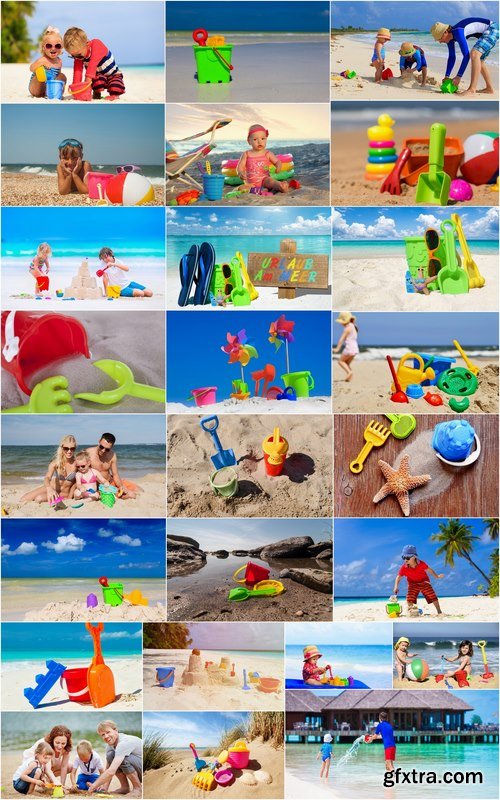 Children's Toy on the Beach Sea Vacation 25xJPG Children's Toy on the Beach Sea Vacation 25xJPG
