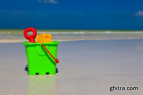 Children's Toy on the Beach Sea Vacation 25xJPG