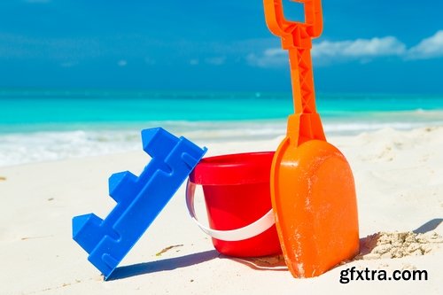Children's Toy on the Beach Sea Vacation 25xJPG