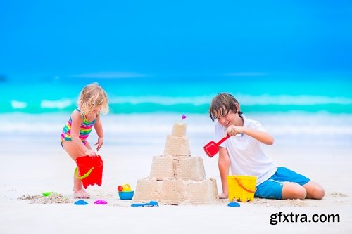 Children's Toy on the Beach Sea Vacation 25xJPG