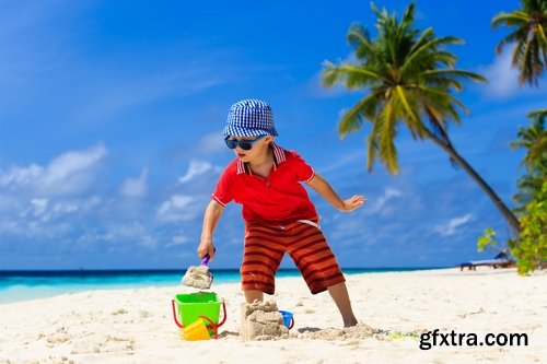 Children's Toy on the Beach Sea Vacation 25xJPG