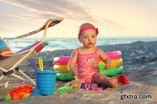 Children's Toy on the Beach Sea Vacation 25xJPG