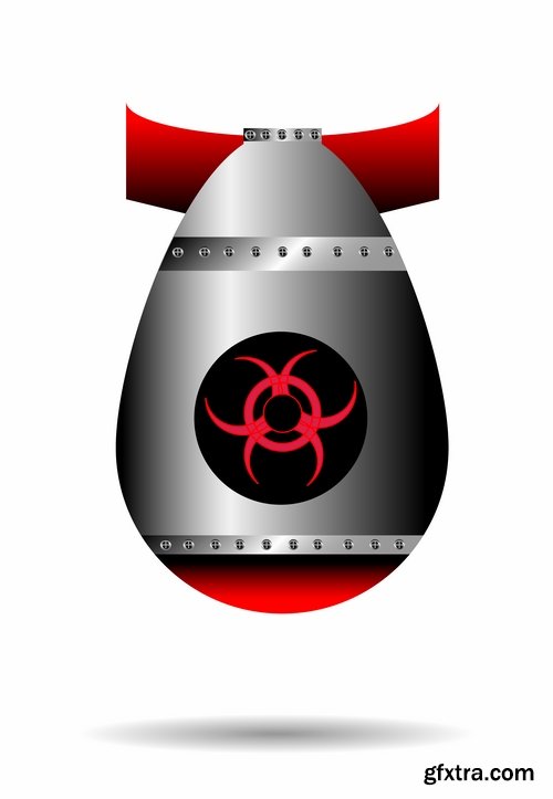 Bomb, Rocket, Projectile 25xEPS