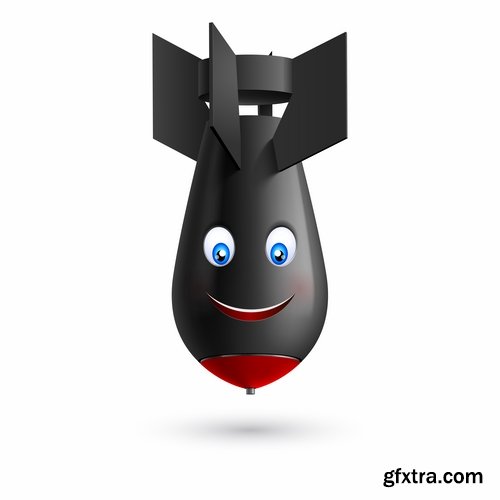 Bomb, Rocket, Projectile 25xEPS